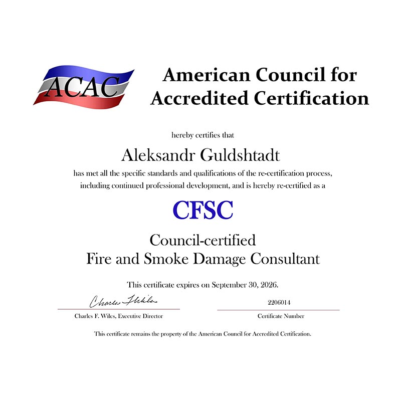 CFSC Certification